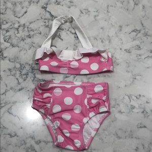 9m two pieces halter swimsuit.